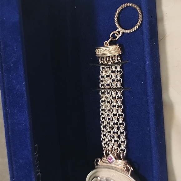 Seidengang 925 Gemstone Bas Relief Bracelet Vintage - Picture 6 of 7